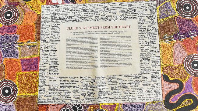 The Uluru Statement From The Heart. Picture: Keri Megelus