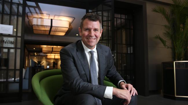 Former NSW Premier Mike Baird could be an ideal middlleman between the industry super funds and Canberra. Picture: Britta Campion