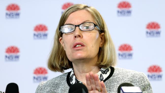 NSW Chief Health Officer Dr Kerry Chant speaks during a COVID-19 update in Sydney. Picture: NCA NewsWire / Dylan Coker