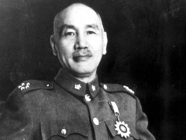 Chinese Nationalist leader Chiang Kai-Shek.