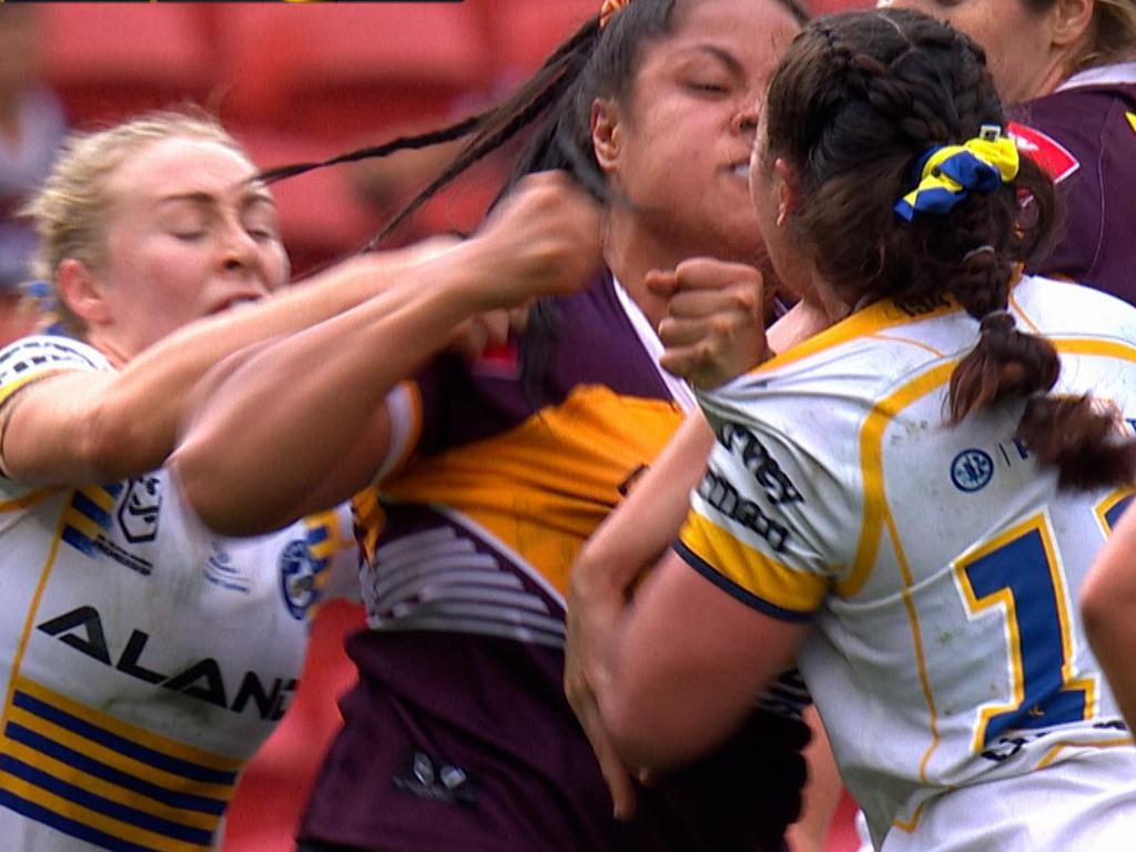 Nu’uausala threw a punch while another Broncos player pulled Cherrington’s hair, with both players finishing the game in the sin bin, with the match review committee to look at the incident more closely.