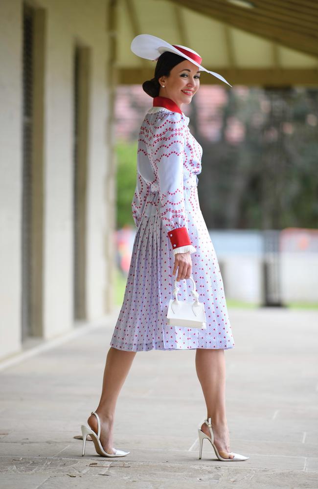 Viera Macikova, of NSW, announced as Myer Fashions on your Front Lawn Women’s Racewear National Winner.