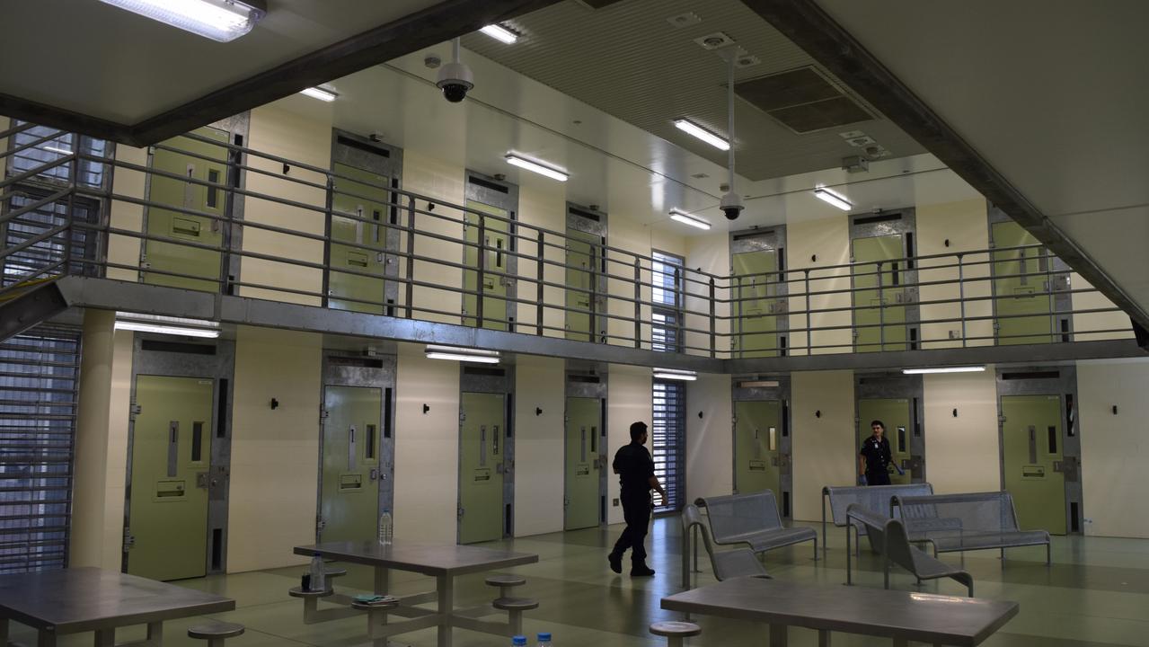 Secure cells inside the Capricornia Correctional Centre.