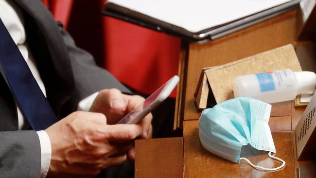 Chief Medical Officer Brendan Murphy wants workplaces to take responsibility for hygiene. Picture: AFP