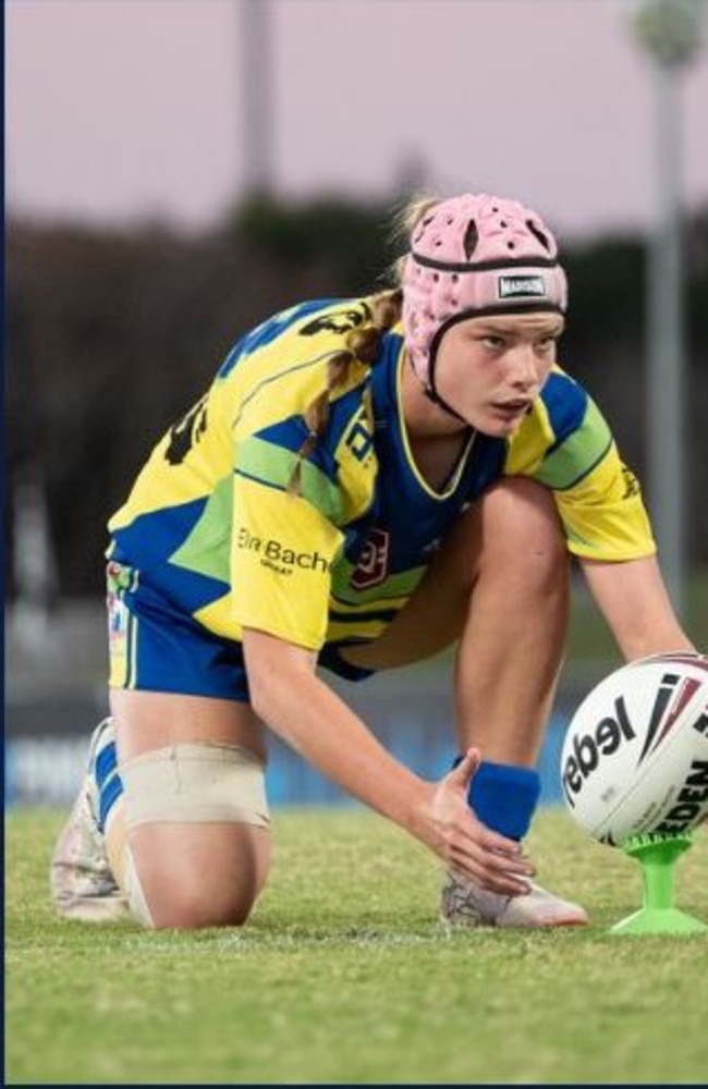 Cianna Faulkner of the Wanderers took out the award in the MDRL under-16 girls competition. Picture: SUPPLIED