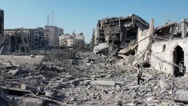 Drone video shows massive destruction in Gaza | news.com.au — Australia ...