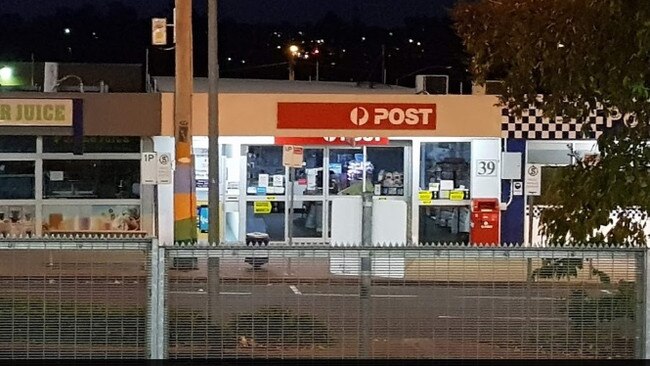 Woodridge Post Office and shops which have been a target of youth gangs.