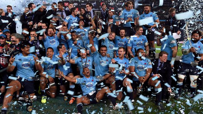 Michael Hooper captained the Waratahs to their only Super Rugby triumph, in 2014.