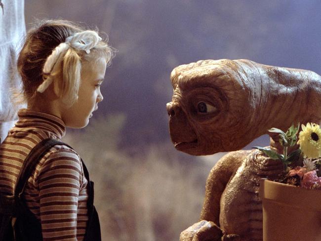 Great-granddaughter Gertie in a scene from ET.