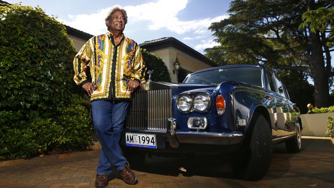 Kamahl outside his former Warrawee home. Picture: John Appleyard