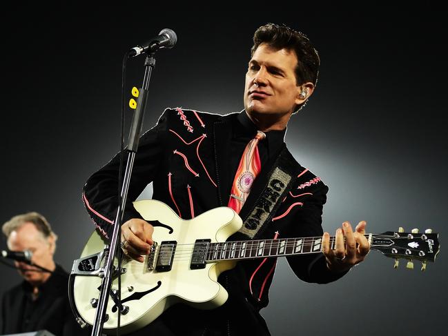 Chris Isaak, seen here at the NRL grand final in 2009, last performed in Australia in 2016. Picture: Mark Dadswell/Getty Images