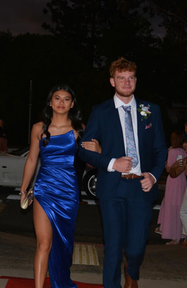 Riley Locke and Jazmine Cruda at Assumption College's year 12 formal on April 22, 2025. Photo: Jessica Klein