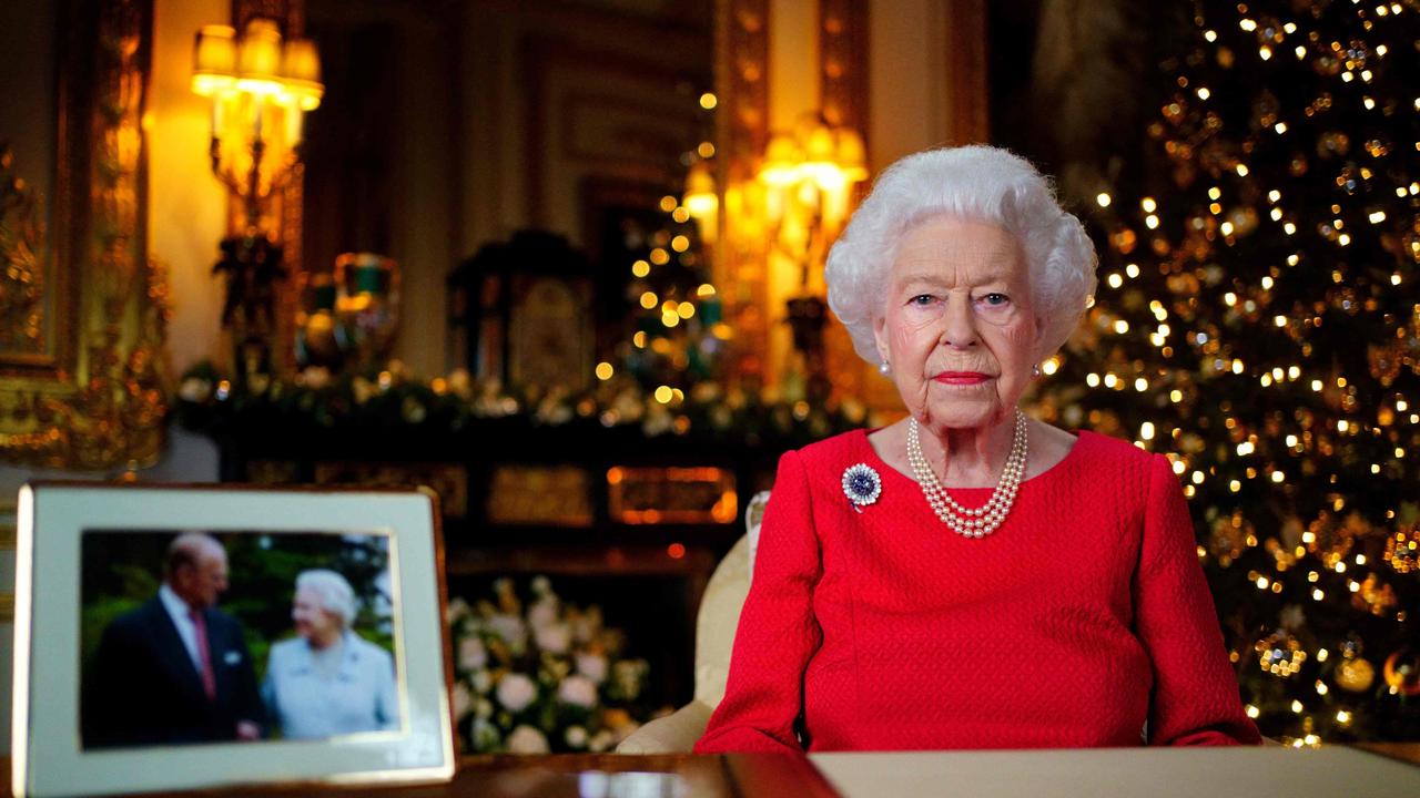 Queen Elizabeth II has delivered a moving tribute to Prince Philip in her yearly Christmas message. Photo by Victoria Jones / POOL / AFP