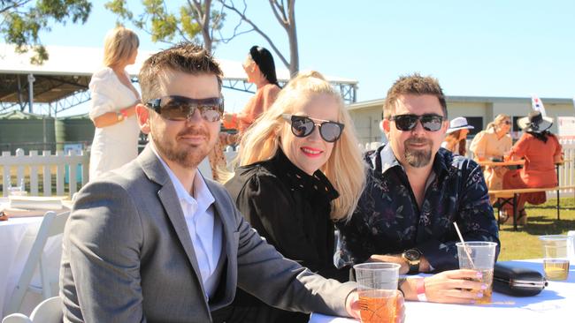 POP UP POLO BUNDABERG 2021: Ben Dalrymple and Amanda and Josh Taylor at the polo.