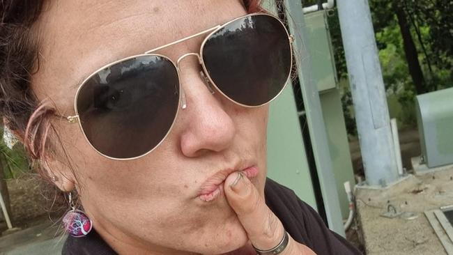 Racheal Anne Collyer, 35, was arrested and charged by police on Sunday on allegations she threatened two women with a replica firearm and tried to rob them. Picture: Supplied/Facebook