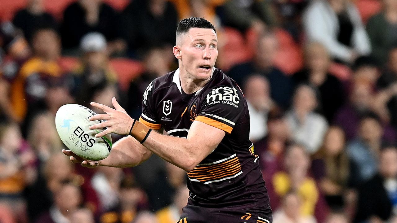 Tyson Gamble looks to offload.