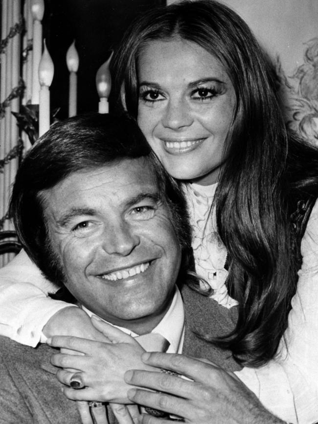 Natalie Wood with her husband Robert Wagner in 1972.