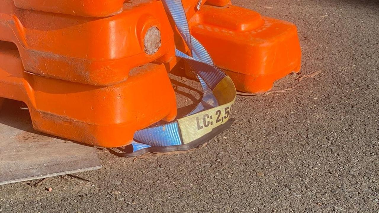 Workers at the Covid testing site thought they saw several snakes but Mr Cade thinks it might have just been the one popping up. Picture: Australian Snake Catchers