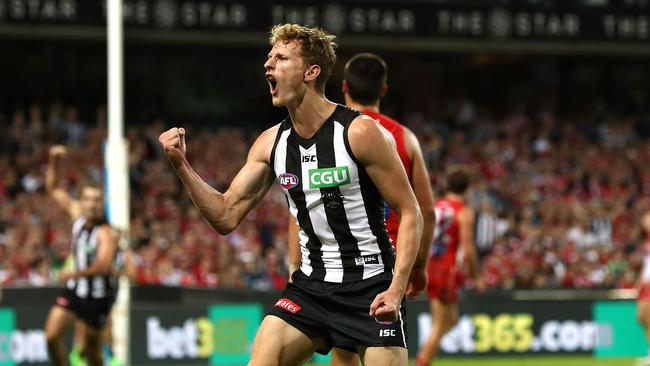 Will Hoskin-Elliott’s Collingwood defeated Sydney Swans.