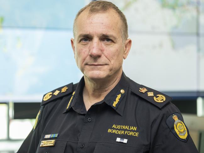 Australian Border Force Commissioner Michael Outram told the Cocaine Inc. podcast that cocaine detections had increased. Picture: NCA NewsWire / Martin Ollman