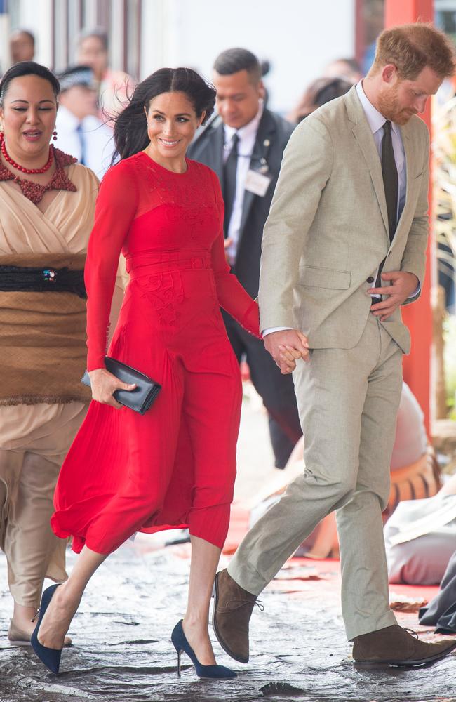 The red Self Portrait dress.