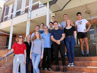 UQ Medical Students at Roma Hospital for their orientation week. Picture: South West HHS