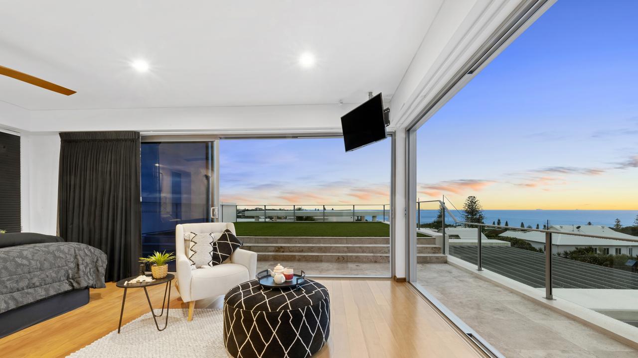 This stunning Kings Beach mansion at 15B Burgess Street is being marketed by Henzells with offers over $7m being sought.