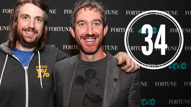 Mike Cannon-Brookes and Scott Farquhar have an origin story straight out of the Silicon Valley playbook.