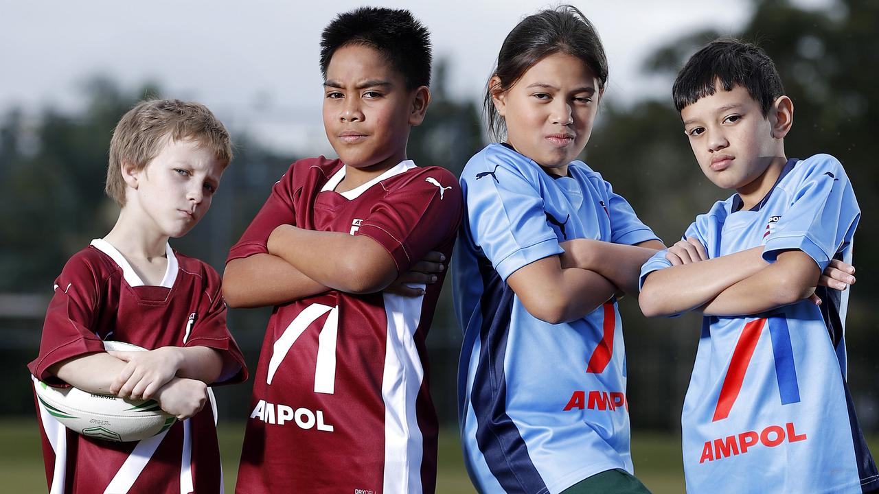 The joke was made during a live Today show segment with young fans out the front of Suncorp Stadium. Picture: Josh Woning