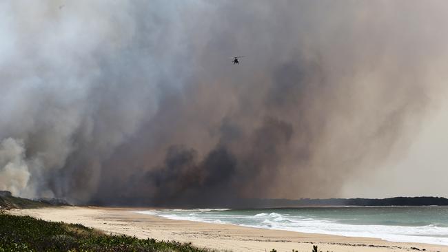 Serenity Diamond Beach Resort comes under threat. Picture: Peter Lorimer.