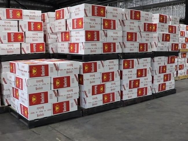 The tobacco shipment was being imported from Vietnam. Picture: AFP