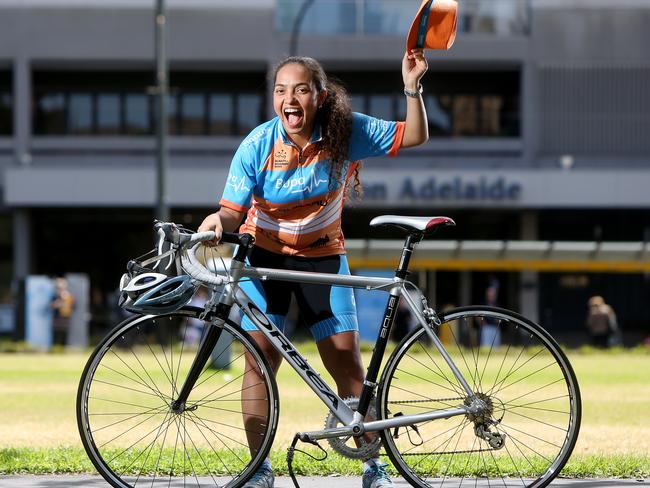 Maria Rondon will be riding in the Bupa Challenge Tour for Team Santos. Photo: Calum Robertson.