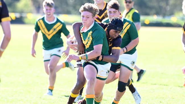 Padua Vs St Patrick's College AIC First XIII rugby league. Saturday July 22, 2023. Picture, John Gass