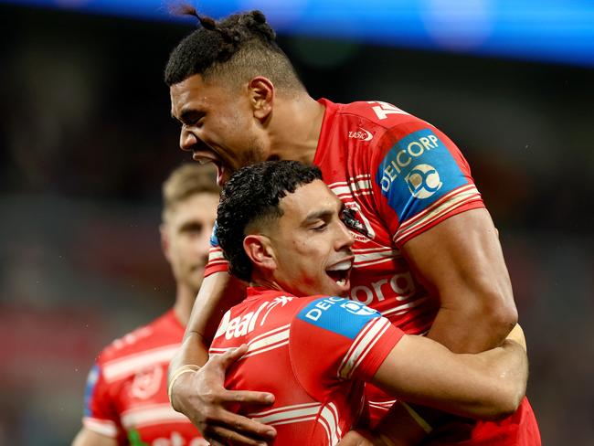 Belief is high among the St George Illawarra Dragons after defeating the Storm in Melbourne. Picture: Josh Chadwick/Getty Images