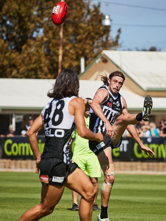 Port's Jarrod Lienert in the SANFL against Port Adelaide last week. Picture: Matt Loxton