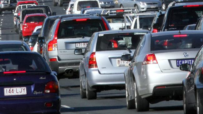 Traffic congestion in Brisbane. Photo: File