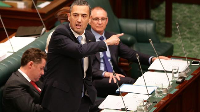 Tom Koutsantonis during Question Time. Picture: Dylan Coker