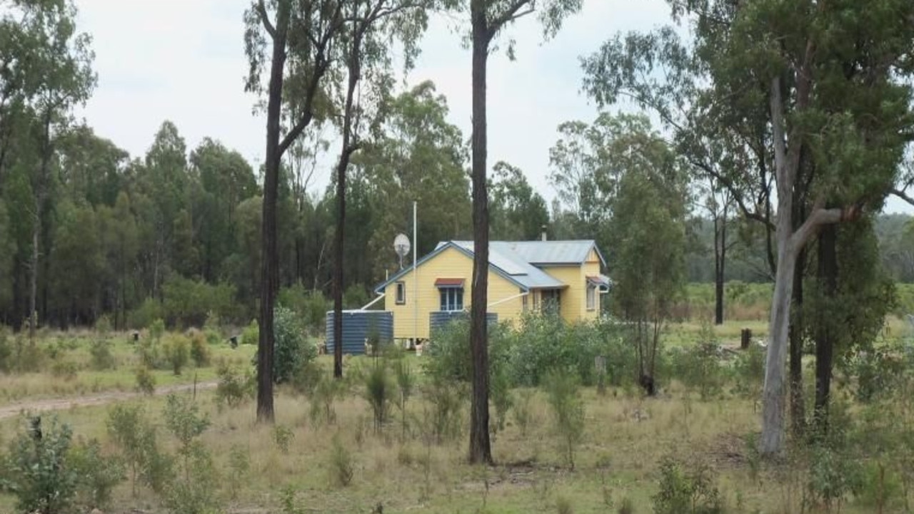 The Wieambilla property on the Western Downs where two police officers were gunned down by brothers Gareth and Nathaniel Train.