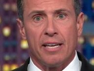 Chris Cuomo tried to disprove Trump's theory about phones. Picture: CNN