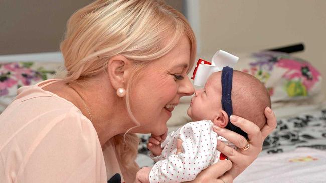 Emma Nicholas-Pugh and her daughter Esme. Picture: Tony Martin