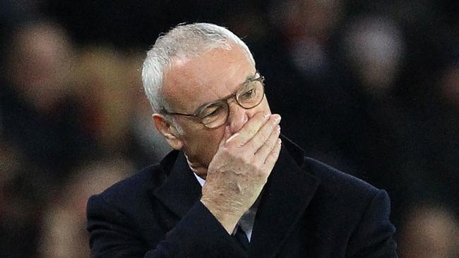 Leicester City's Italian manager Claudio Ranieri.