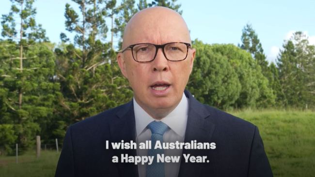 反对党领袖彼得·达顿 (Peter Dutton) 在新年献词中将注意力转向即将到来的 2025 年联邦选举。