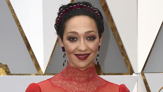 Ruth Negga arrives at the Oscars on Sunday, Feb. 26, 2017, at the Dolby Theatre in Los Angeles. (Photo by Jordan Strauss/Invision/AP)