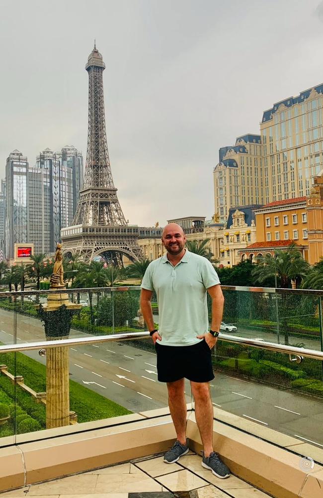 The Sydney-based man has a travelled to 94 countries in the past 10 years.