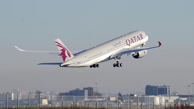 Qatar Airways’ conduct in a case brought by five Australian women has been highlighted as debate continues over bilateral air rights. Picture: AFP