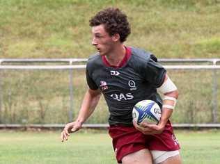 KICKING GOALS: Darcy Reed took on the Queensland Rugby Sevens team in Ballymore last weekend. Picture: Contributed