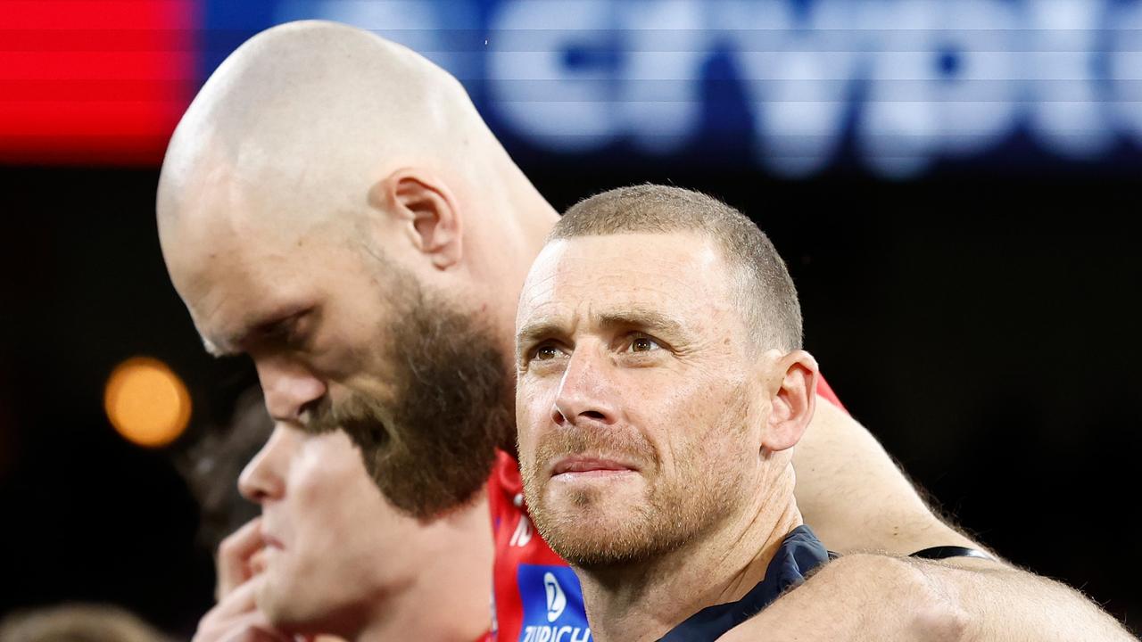 How will the Dees handle their ruck situation in 2024? Picture: Getty Images