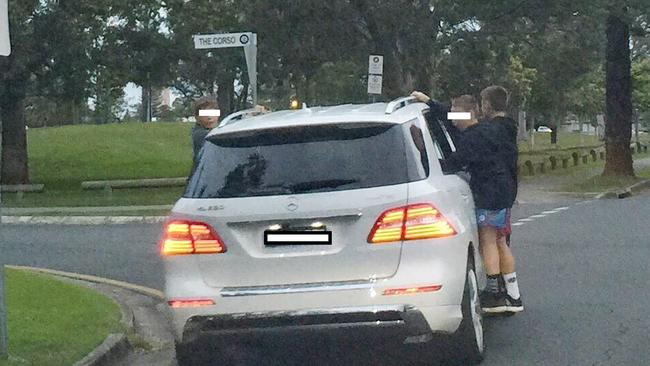 Police are investigating this traffic incident in Surfers Paradise.