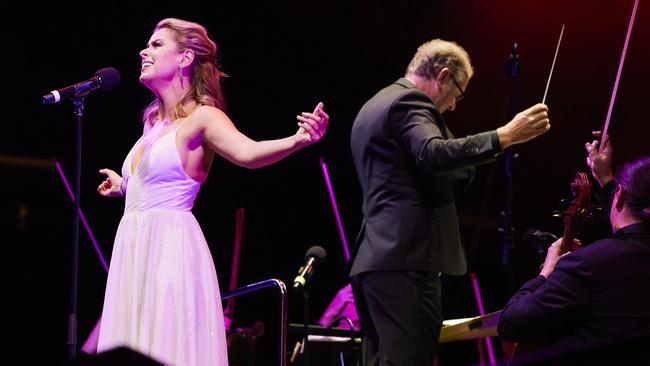 Amy Lehpamer in A Night on Broadway. Picture: Claudio Raschella