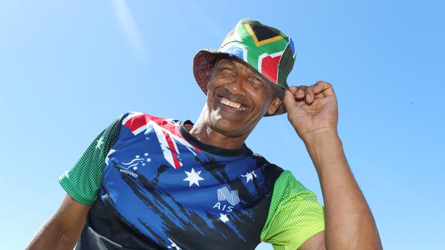Gold Coast celebrates Australia Day at Broadwater parklands at Southport. Showing all his nationalities is Freddie Barron from Coomera. . Picture Glenn Hampson